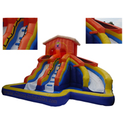 inflatable water slide house
